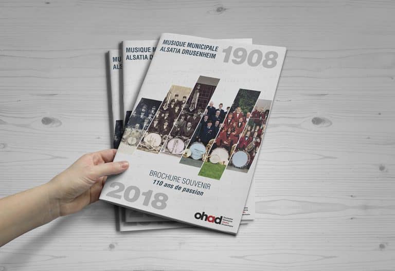 brochure a4 conception impression