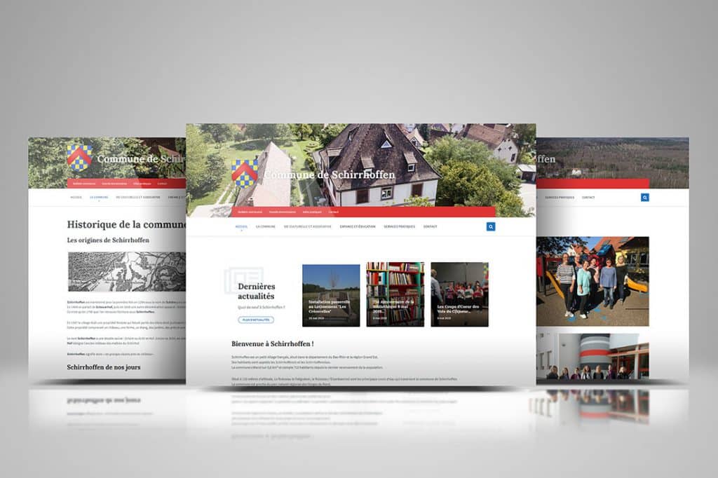 site responsive village-commune mairie schirrhoffen