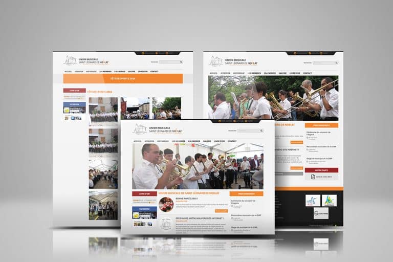 Site internet association orchestre d'harmonie fanfare