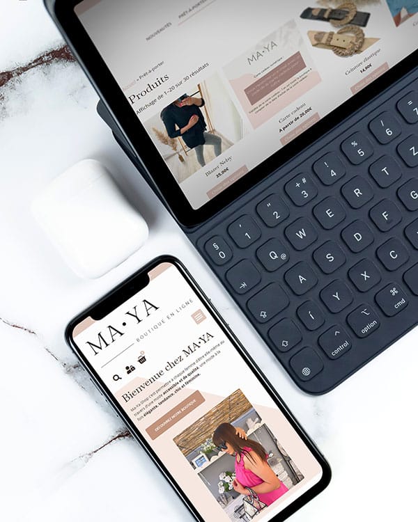 E-commerce WordPress Woocommerce mode MA YA Shop