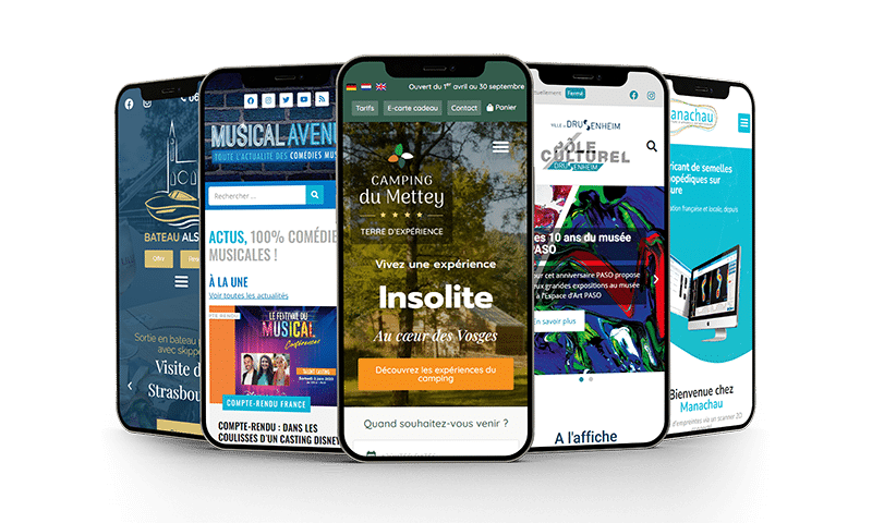 Création de sites internet sur mesure avec WordPress, responsive