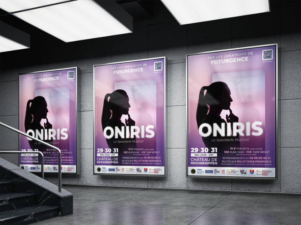 Affiche ONIRIS création spectacle musical