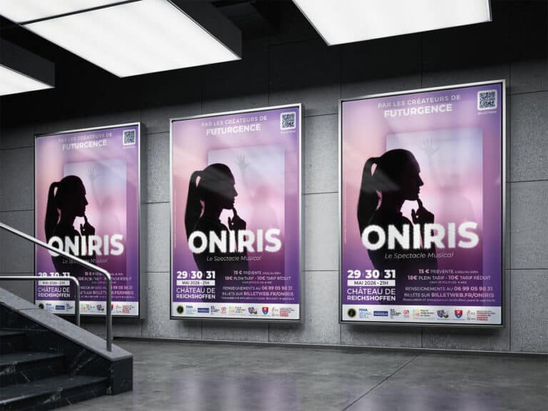 Affiche ONIRIS création spectacle musical