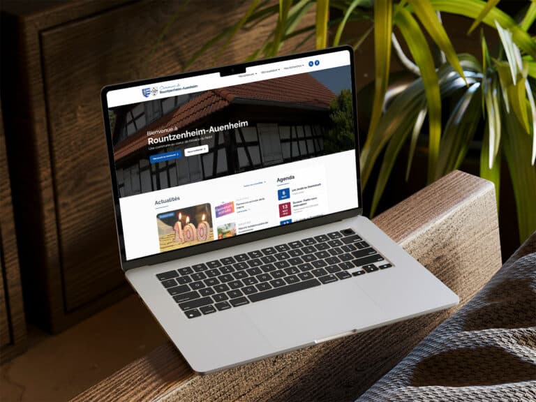 Site web WordPress mairie commune de Rountzenheim-Auenheim en Alsace