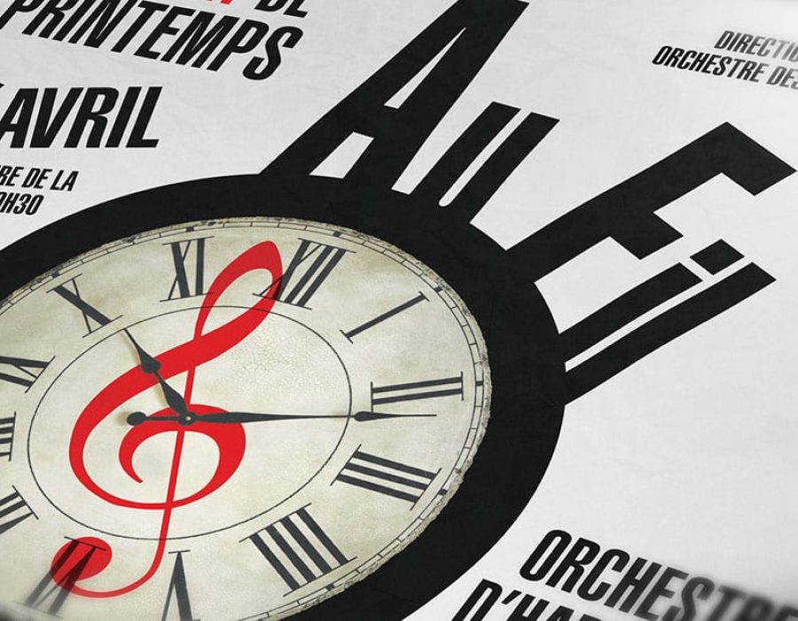 affiche au fil du temps