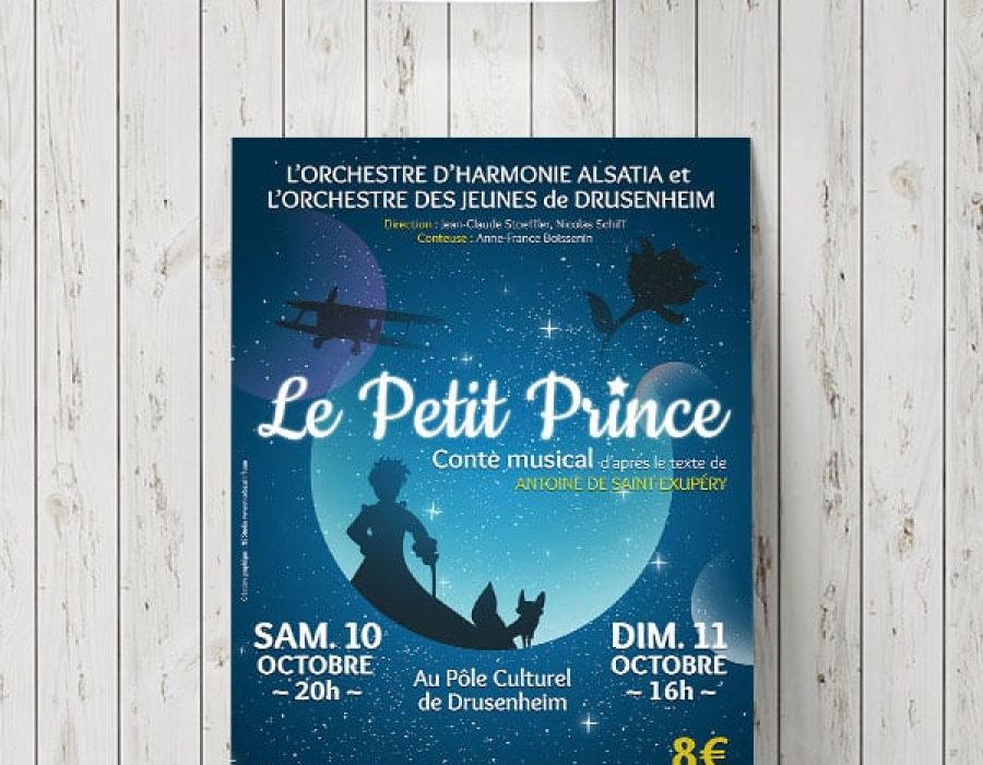 affiche conte musical spectacle petit prince