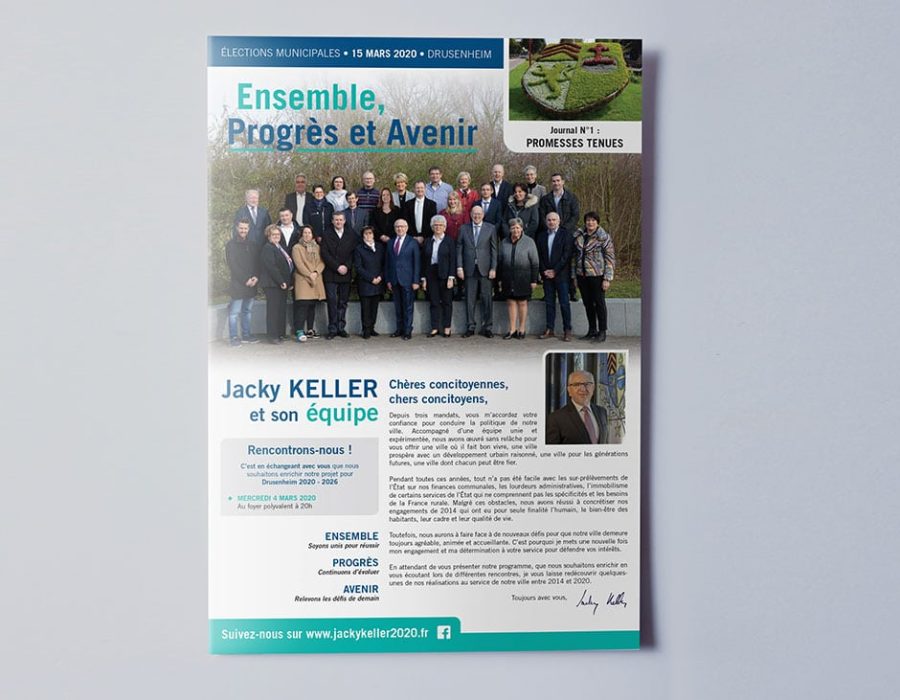 Brochure campagne élections