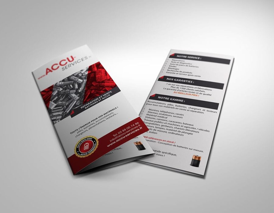 dépliant 3 volets accu-services