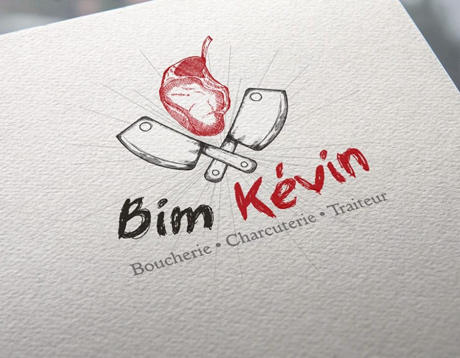 Logo charcuterie boucherie traiteur Alsace Bim Kevin