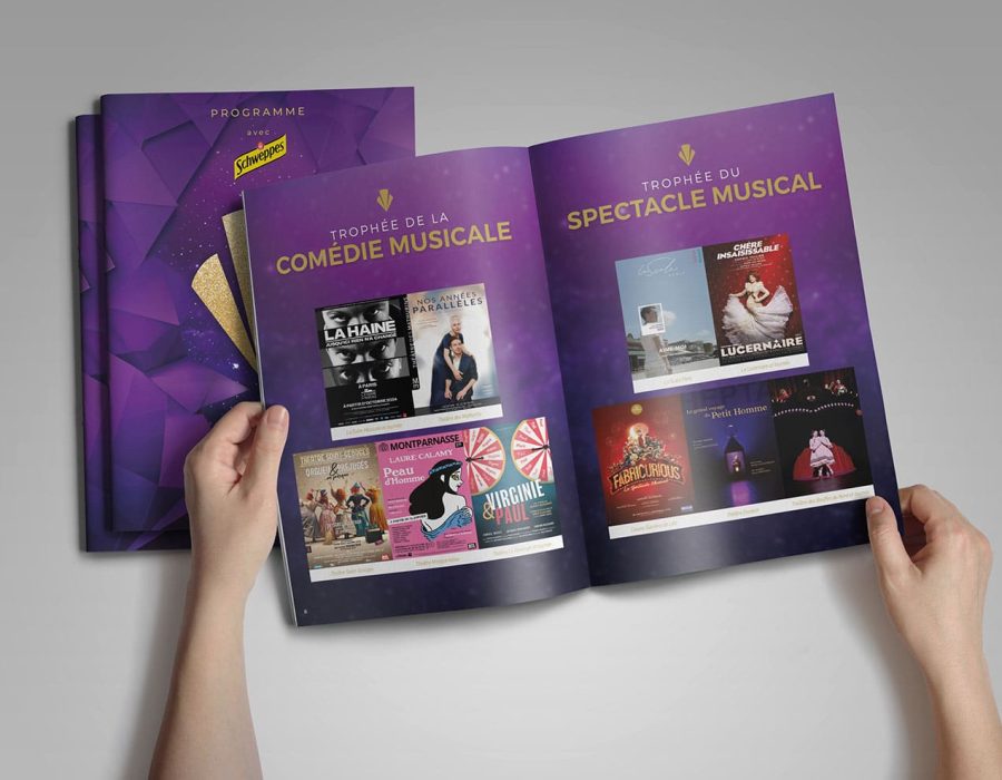 Programmes Les Trophées de la Comédie Musicale 2025, théâtre Mogador Paris