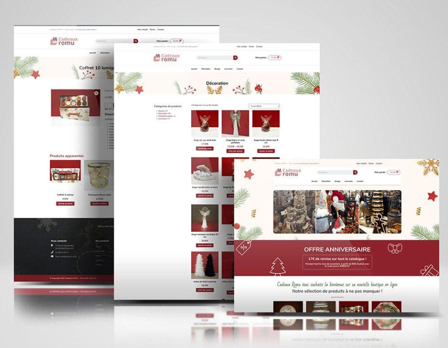 site click collect web ecommerce cadeaux Romu Bischwiller