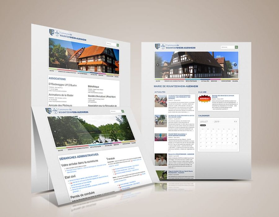 site institutionnel mairie alsace