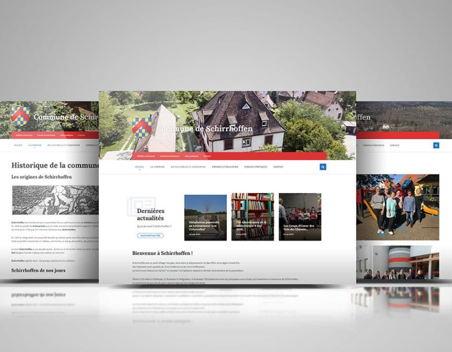 site responsive village-commune mairie schirrhoffen