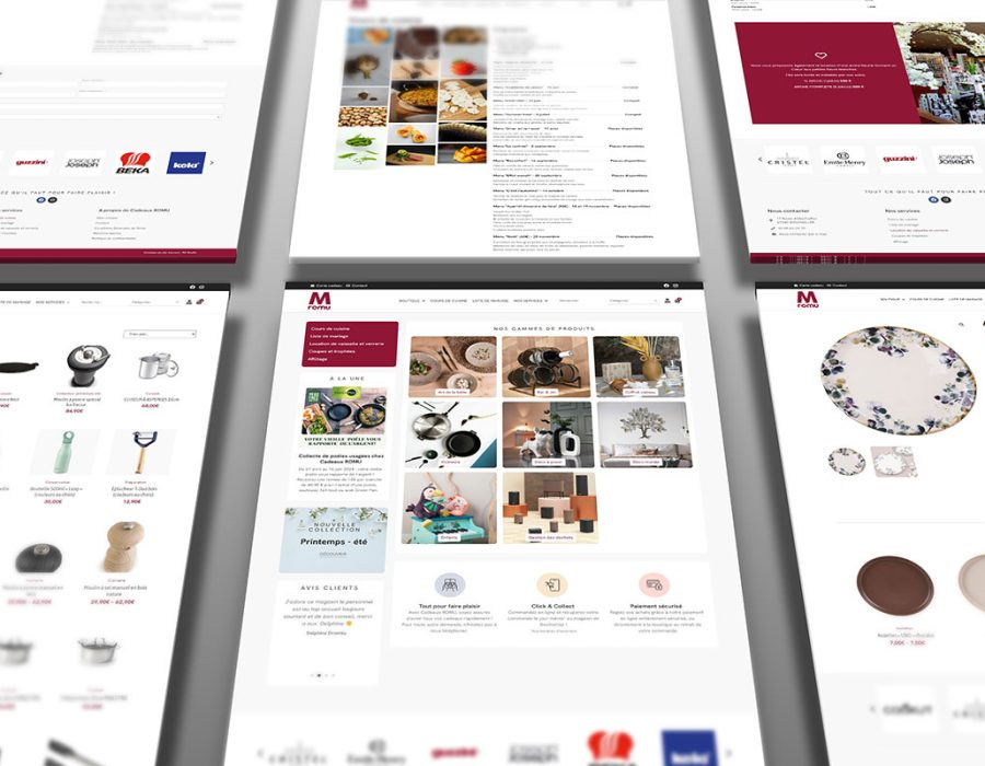 Site web e-commerce Cadeaux ROMU à Bischwiller sur WordPress