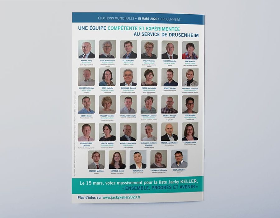 Trombinoscope élections municipales