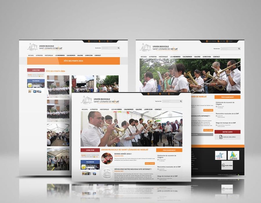 Site internet association orchestre d'harmonie fanfare