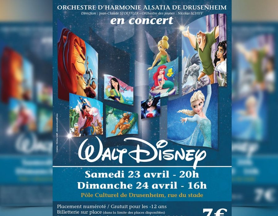 walt disney concert affiche